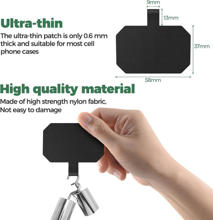 Caslord Handykette Universal 2 Stück, 2× Halsband Schlüsselband