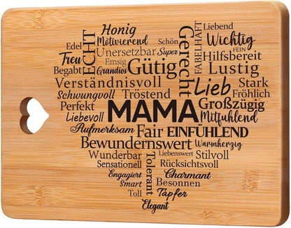 Mama Geschenk Bambus Schneidebrett Besondere Geschenke von Tochter