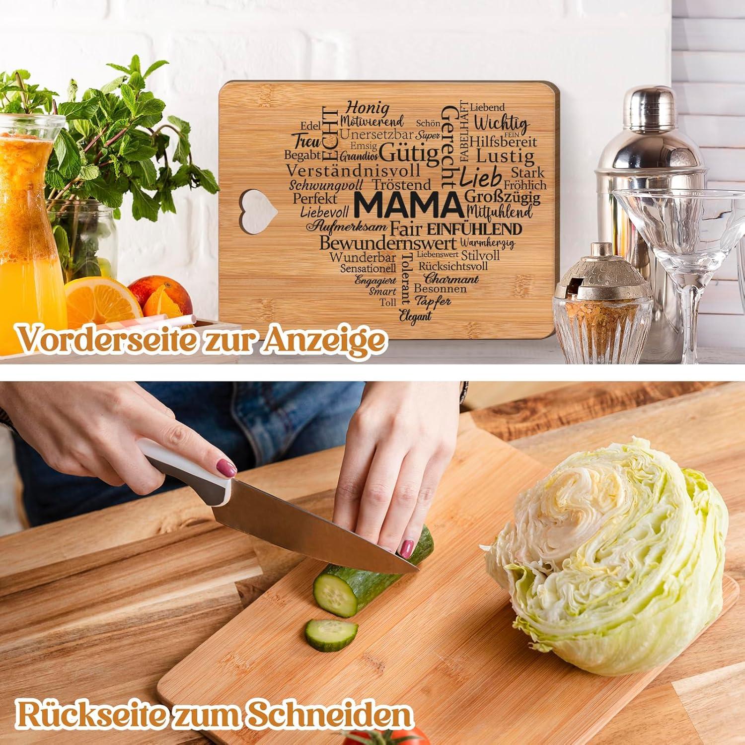Mama Geschenk Bambus Schneidebrett Besondere Geschenke von Tochter