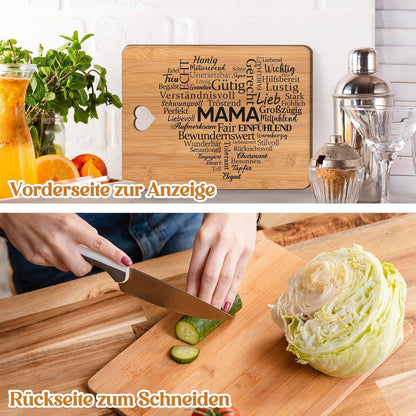 Mama Geschenk Bambus Schneidebrett Besondere Geschenke von Tochter