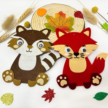 Luckeey Herbst Tier Bastelset Kinder Herbstblätter DIY Deko