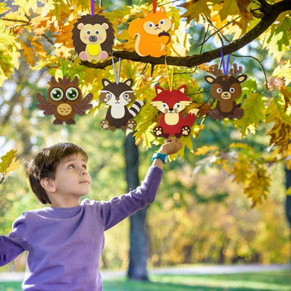 12 Herbst Tier Bastelsets Kinder Herbst Basteln DIY Deko Kinder Jungen