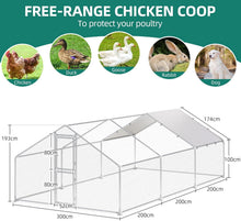 Hühnerstall Freilaufgehege mit Schloss für Hühner und