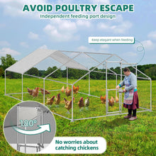 Hühnerstall Outdoor Freilaufgehege Kleintiere Schloss 3×2×6m