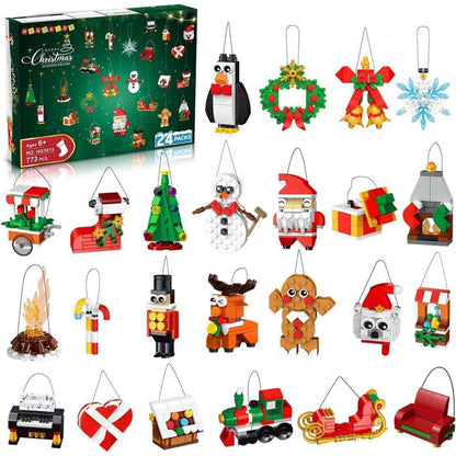 24er Pack Weihnachtsbaum Dekor Baukasten - Kinder