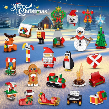 24er Pack Weihnachtsbaum Dekor Baukasten - Kinder