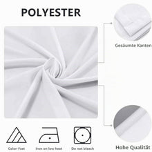 Runde Tischdecke elastisch, abwaschbar, rot, 80 cm