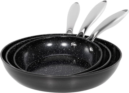 3-teiliges Bratpfannen-Set mit