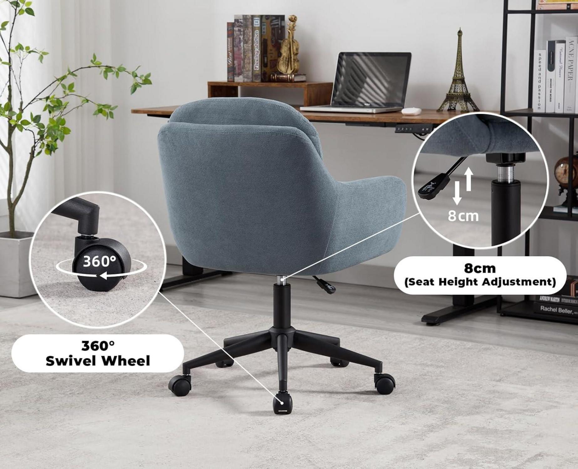 Moderner Chenille Bürostuhl 360° Drehstuhl mit