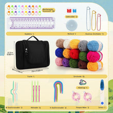 Häkelset für Anfänger – 83-teiliges Crochet Set mit 15