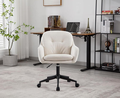 Moderne Chenille Bürostuhl 360° Drehstuhl mit Armlehnen