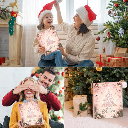 Luxuriöser Schmuck Adventskalender 2024 Mädchen Frauen, 24 Roségold