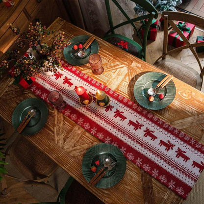 Weihnachtsdeko Tischläufer Weihnachten Deko 33×180cm Festliche