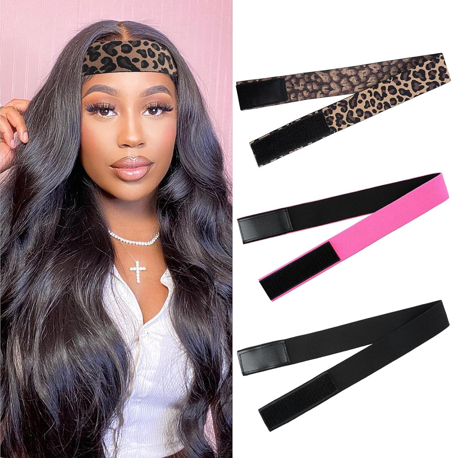 Elastisches Band für Perücke 3 Stück Verstellbar Wasserdicht Wig Grip