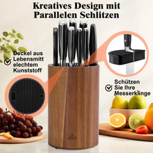 ENOKING Messerblock aus Akazienholz für