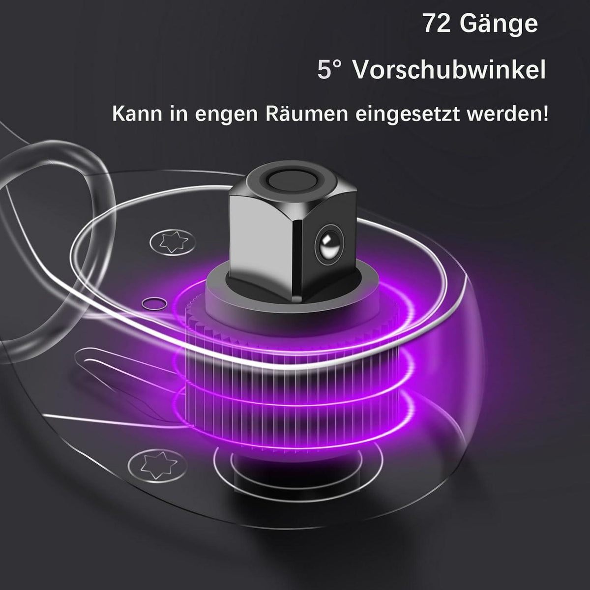 Drehmomentschlüssel Set 3-teilig 1/4" 3/8" 1/2" 1-220Nm