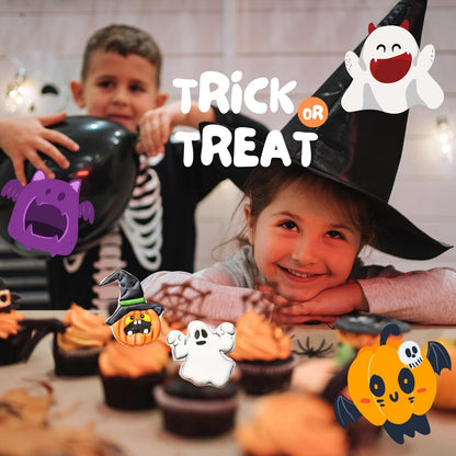 Orapink Halloween-Ausstechformen Set, Edelstahl, Komfortgriff, Kürbishut, Schloss, Geist, Totenkopf