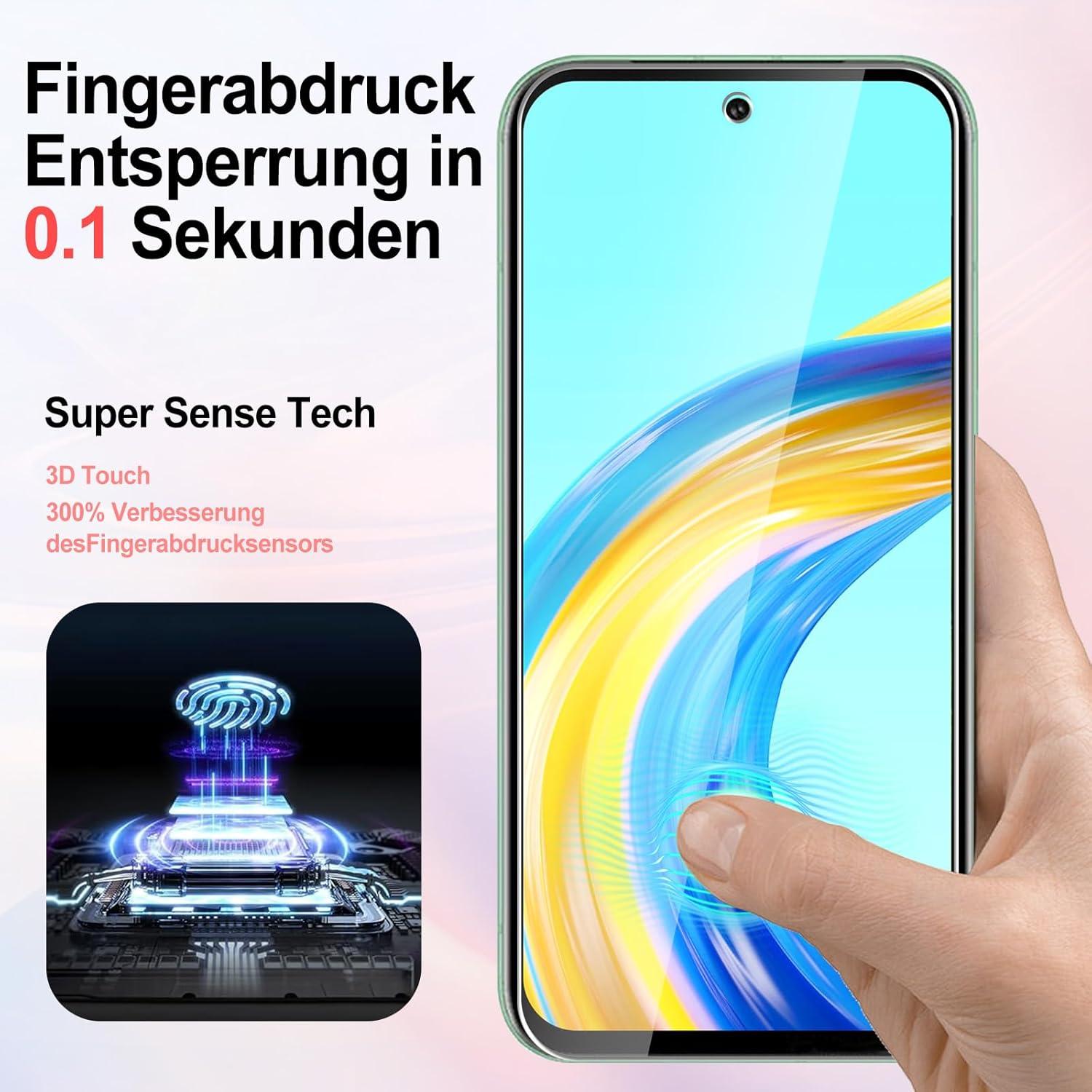 Agedate 2+2 Schutzfolie und Kamera Panzerglas Google Pixel 8A 9H Härte