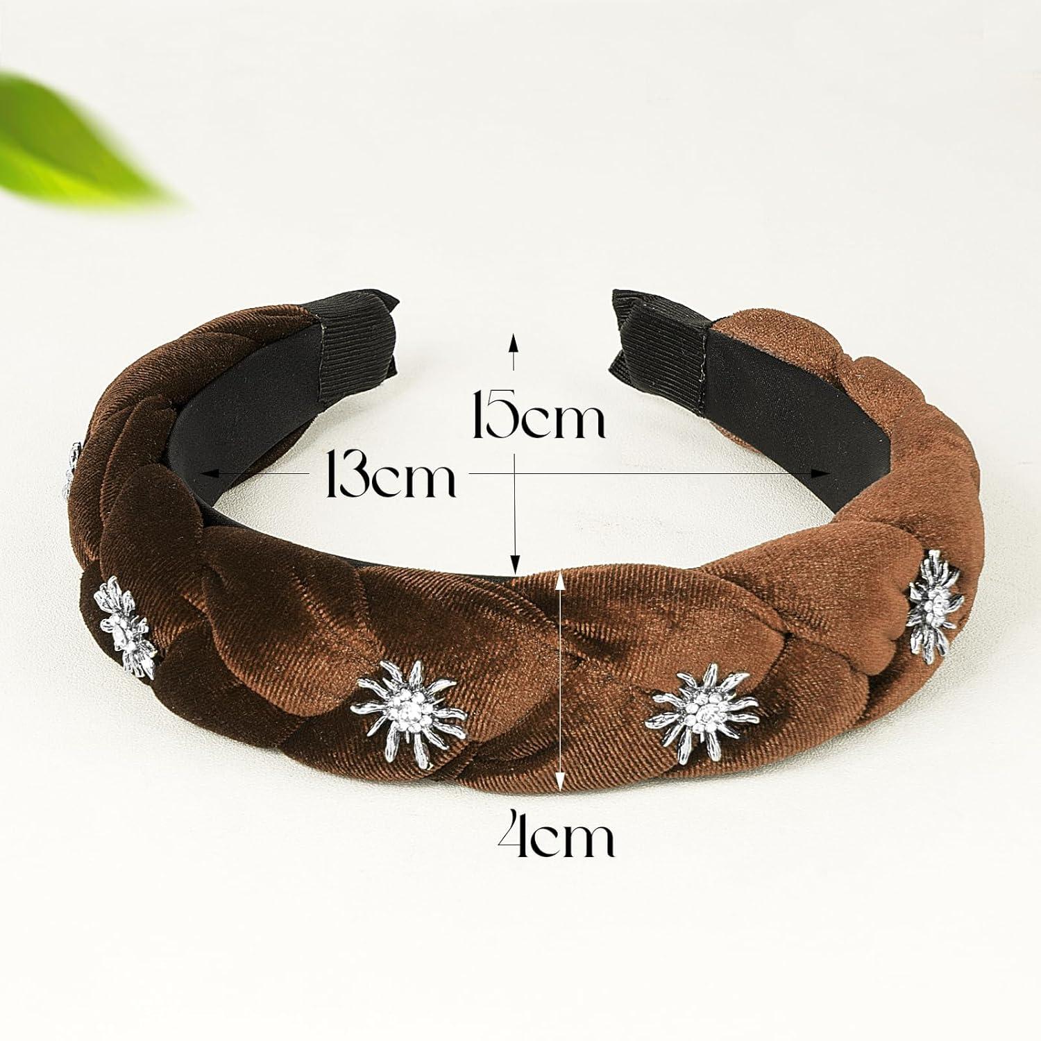 Trachten Haarreif Samt Edelweiss Dirndl Haarband Vintage