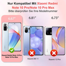 Panzerfolie Xiaomi Redmi Note 10 Pro Schutzglas 9H Härte HD