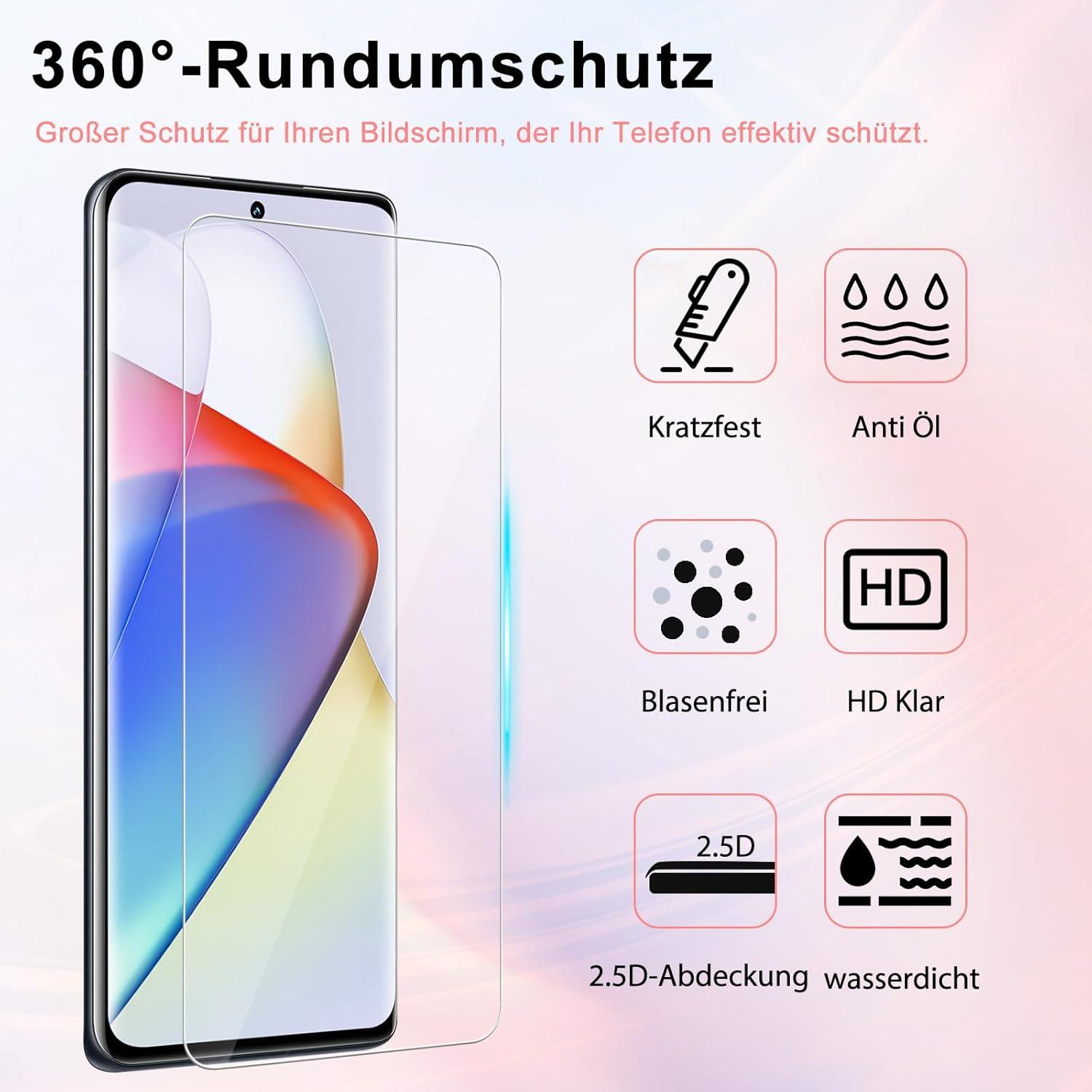 Schutzfolie Panzerglas Xiaomi Redmi Note 10 Pro Displayschutz