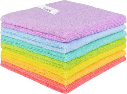 Mikrofaser Reinigungstücher Küchen Geschirrtücher 30x30cm 7er Set