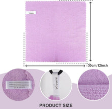 Mikrofaser Reinigungstücher 30x30cm 7er Set Regenbogenfarben