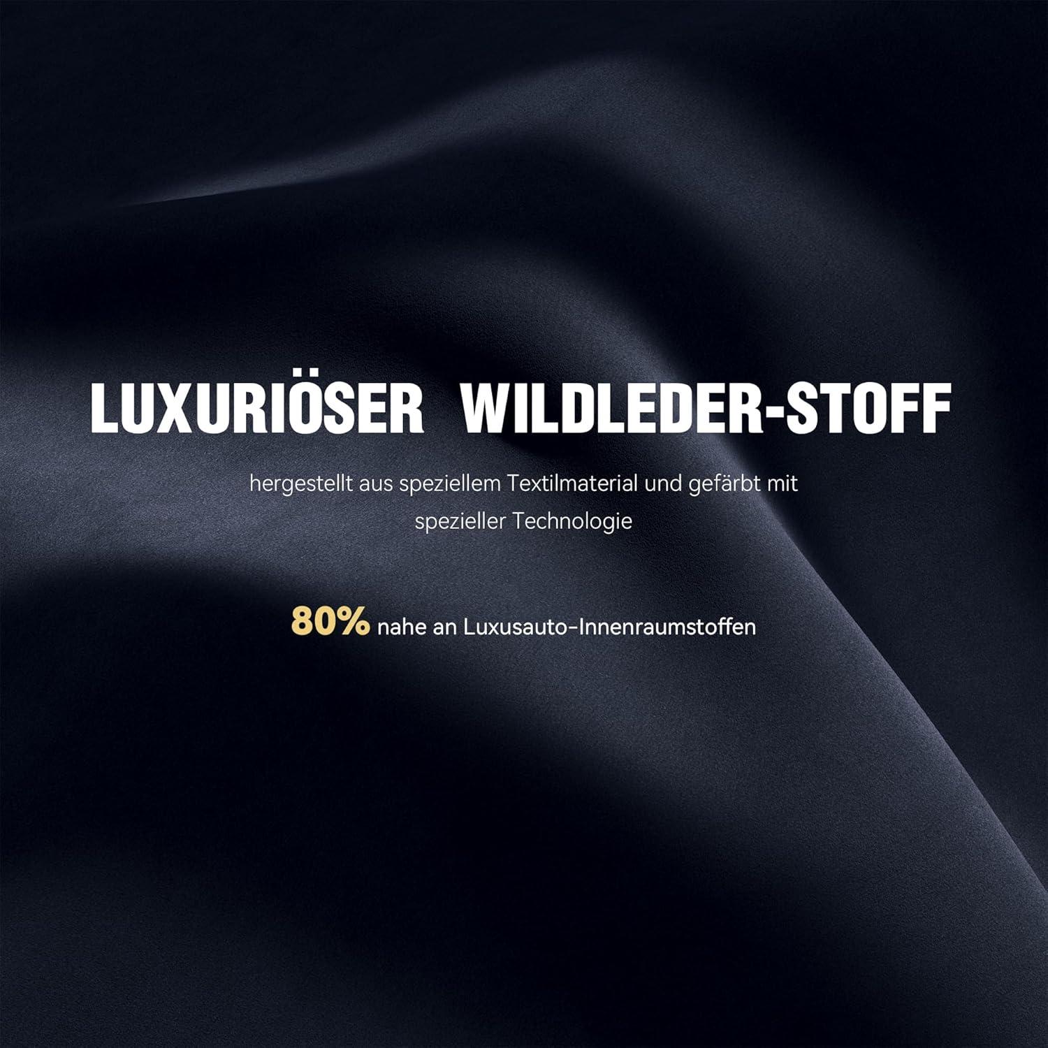 Dowinx Gaming Stuhl mit Massagefunktion Blau-Schwarz