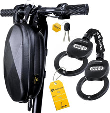 E-Scooter Schloss mit 65cm Kette | Zahlenschloss für Roller