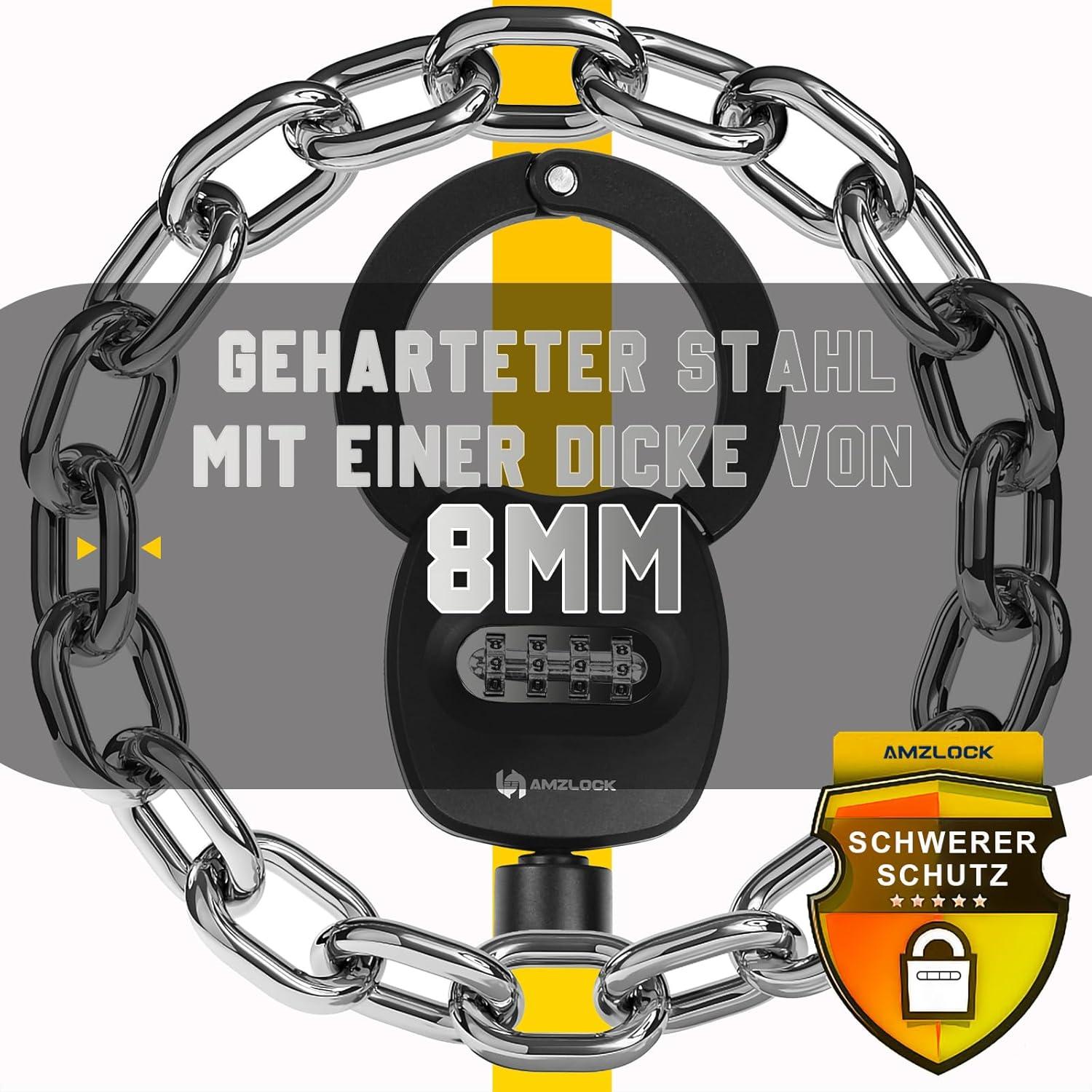 E Scooter Schloss 65cm | Starkes Zahlenschloss | Roller Diebstahlschutz