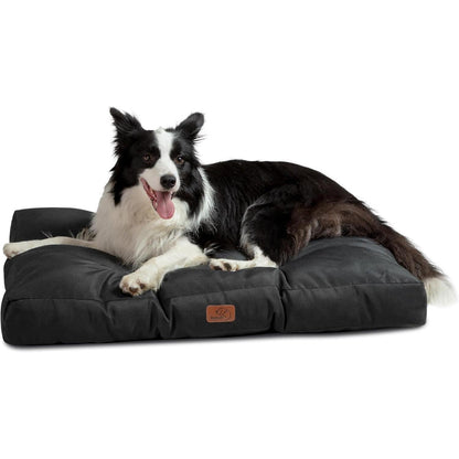 Hundebett XL kühlend waschbar 91x68cm tiefschwarz