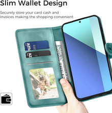 Xiaomi Redmi Note 13 4G Handyhülle Wallet Stand PU Leder