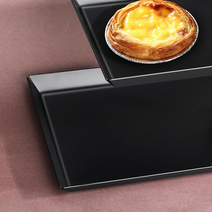 Schwarze Etagere 3 Etagen 360° drehbar Servierturm Hochzeit Geburtstag