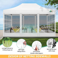 Faltpavillon 3x4.5m – Wasserdicht, UV-Schutz & Mesh-Seitenwände