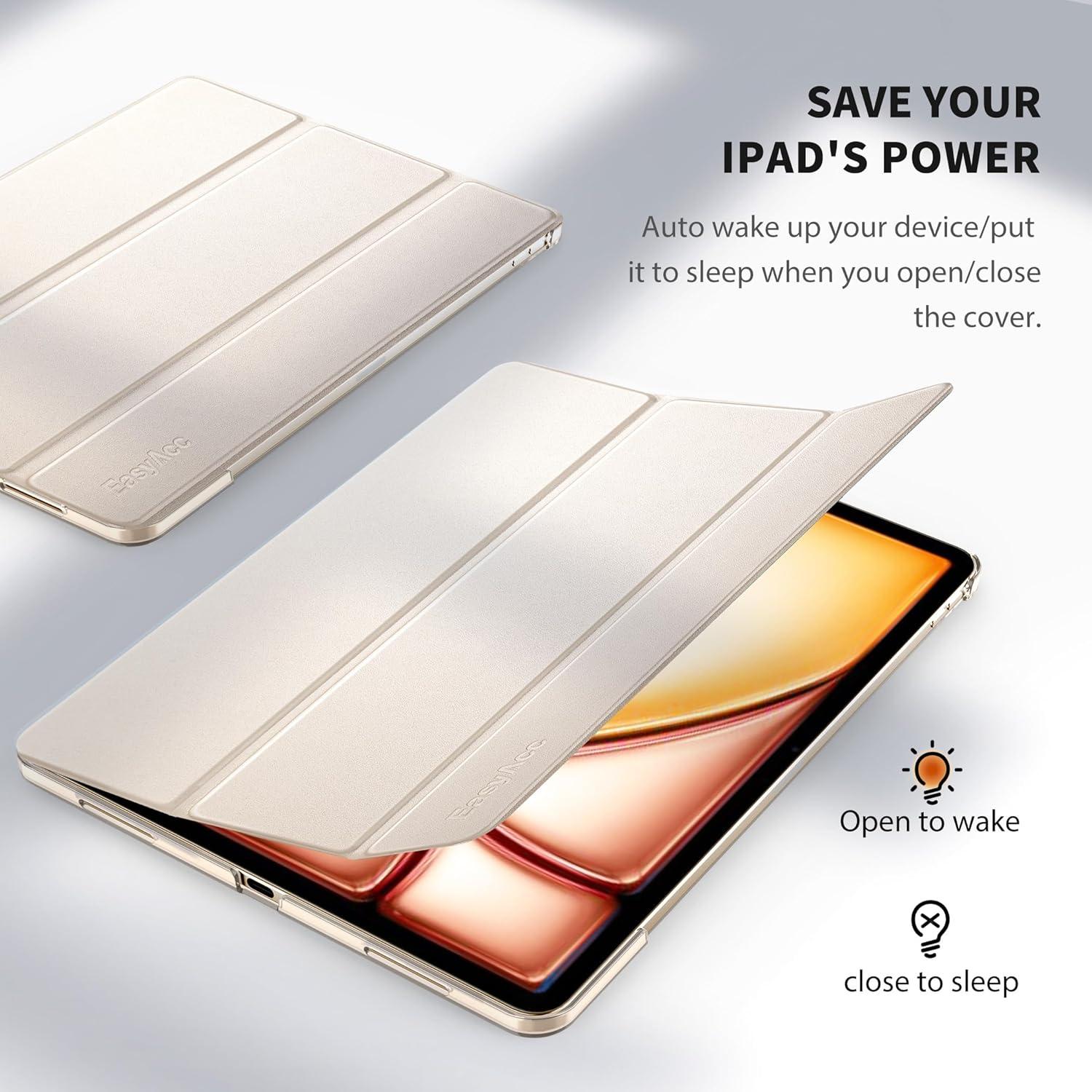 Schutzhülle für iPad Air 13 Zoll M2 2024 - Ultra Dünn Leicht Transluzent Frosted
