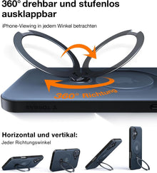 TORRAS 360° Ostand Spin iPhone 16 Plus Hülle Magsafe