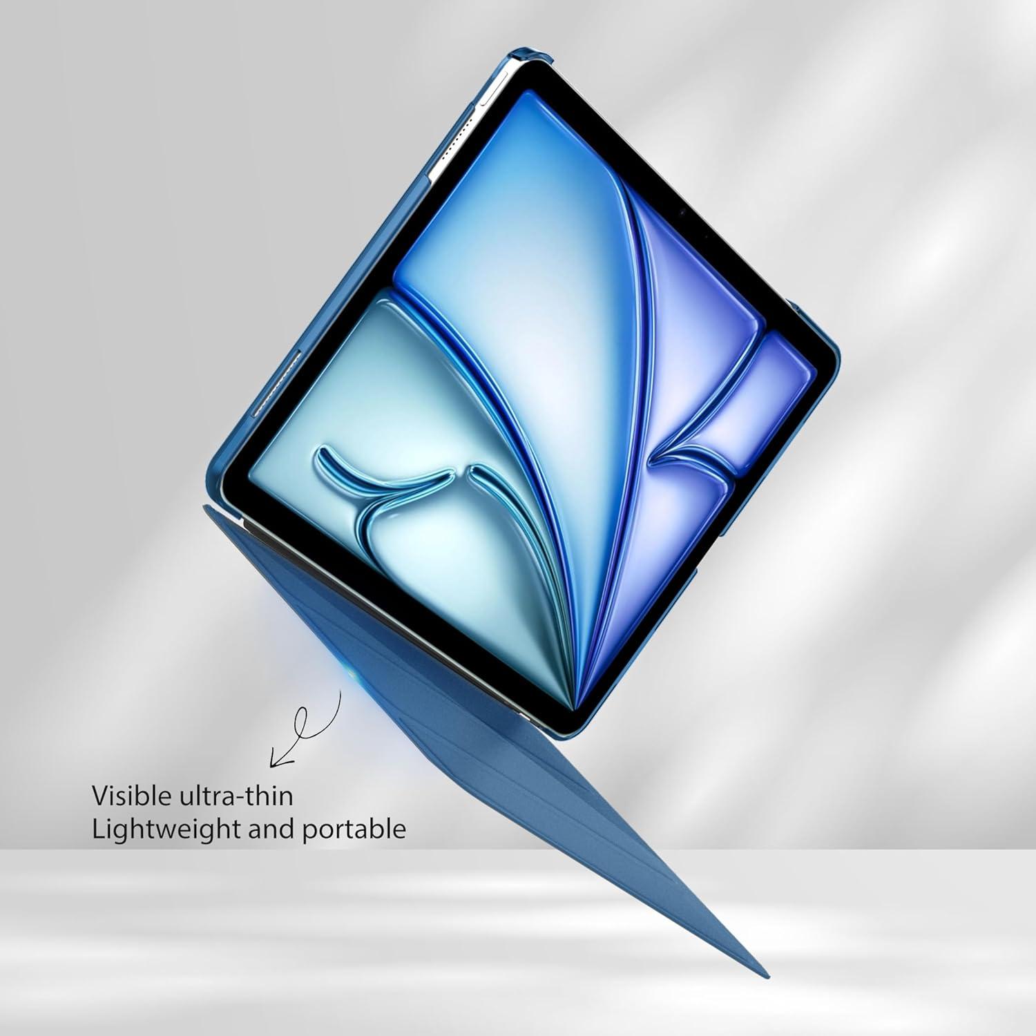 Hülle für iPad Air 13 Zoll M2 2024 - Ultra Dünn Transluzent Frosted