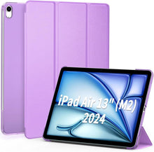 Schutzhülle Tablet iPad Air 13 Zoll M2 2024 Lila magnetisch