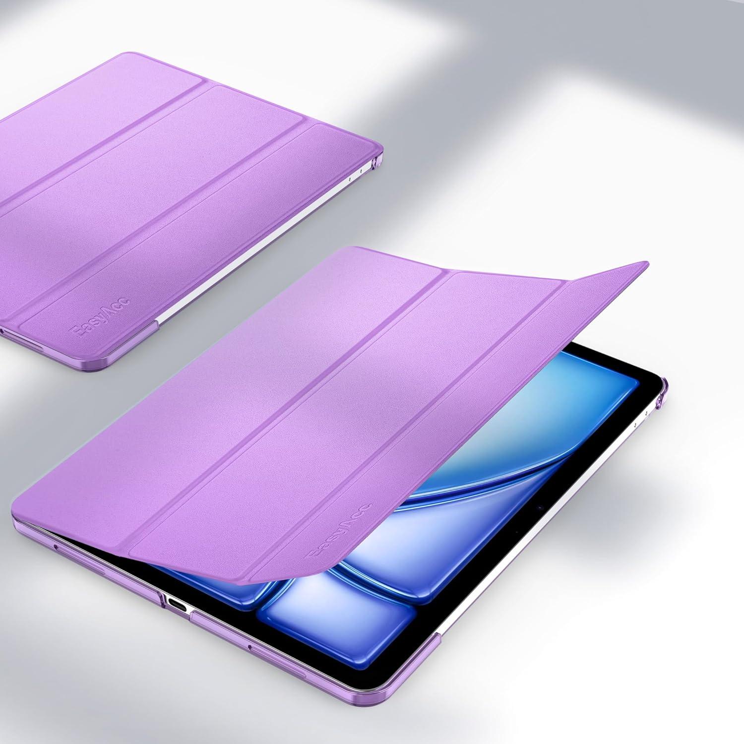 Schutzhülle Tablet iPad Air 13 Zoll M2 2024 Lila magnetisch