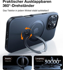TORRAS 360° Ostand Spin iPhone 16 Pro Hülle Magsafe