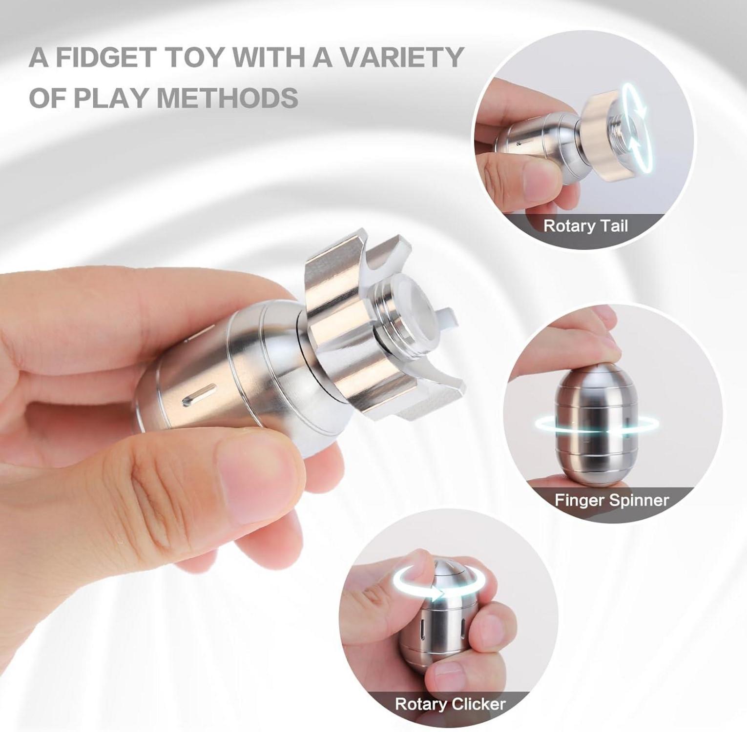 Metallisches Fidget Schreibtisch-Spinner für Erwachsene