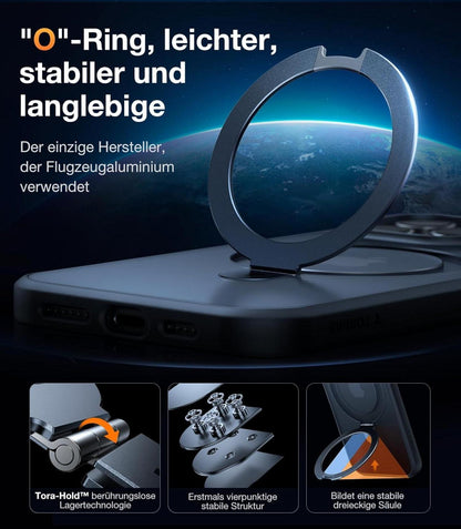 TORRAS Ostand Welt iPhone 16 Pro Hülle MagSafe Militärischer Schutz