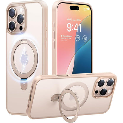 Schutzhülle iPhone 16 Pro mit Ständer, MagSafe, transparent