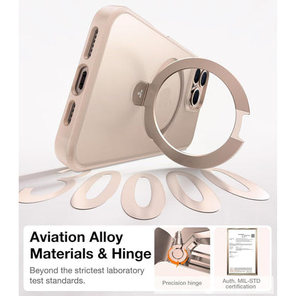 Schutzhülle iPhone 16 Pro mit Ständer, MagSafe, transparent