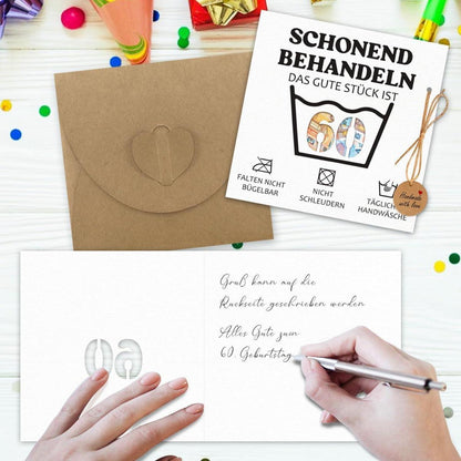 Geldgeschenke Verpackung Geburtstagskarte 60 Umschlägen Lustig 60. Geburtstag