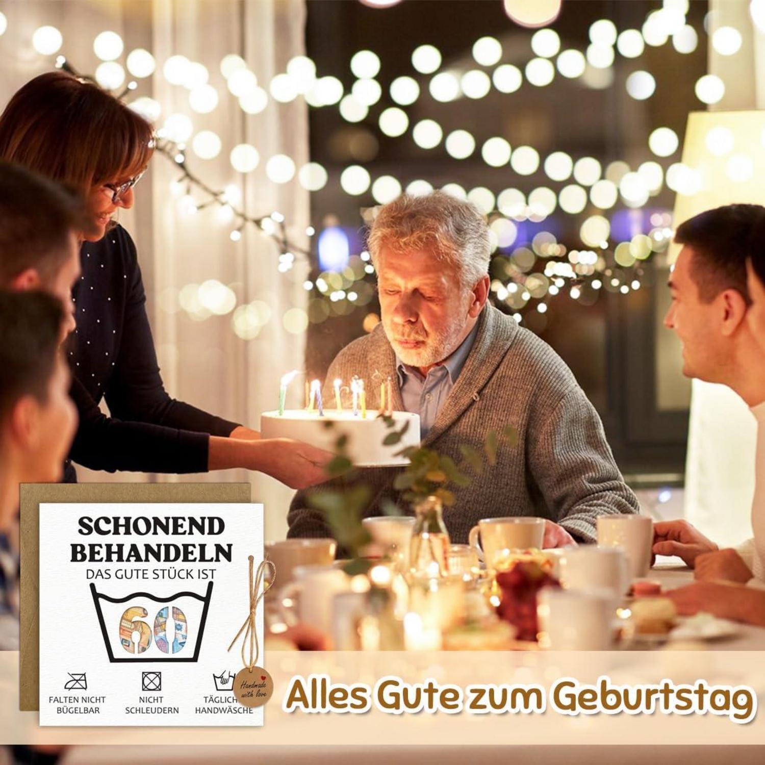 Geldgeschenke Verpackung Geburtstagskarte 60 Umschlägen Lustig 60. Geburtstag