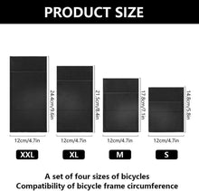 Fahrrad Rahmenschutz 4er Set Carbon Zubehör - Schwarz