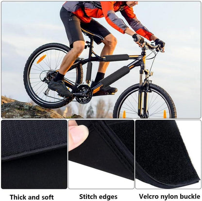 Fahrrad Rahmenschutz Set 4-teilig Neopren Klettverschluss