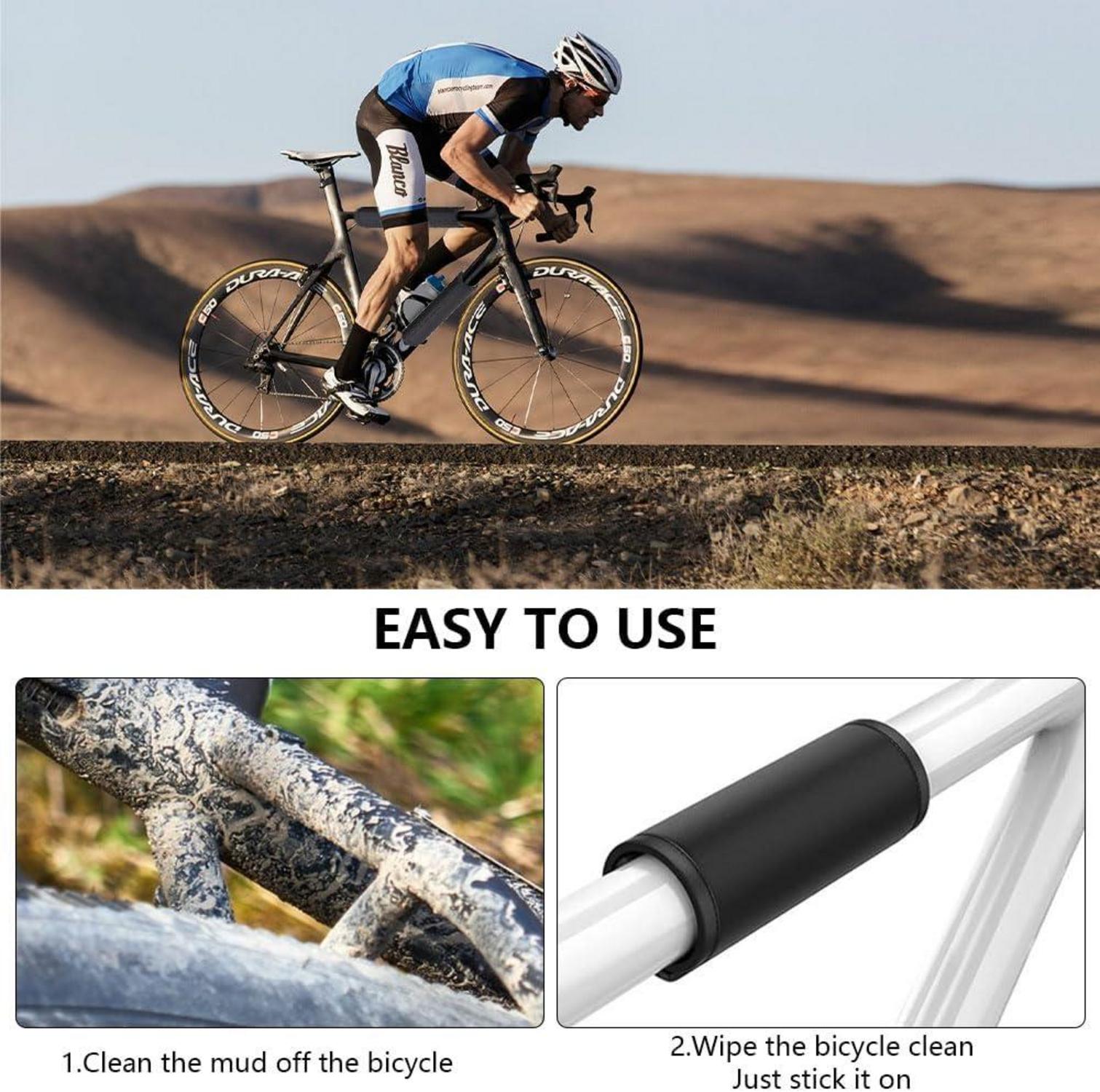 Premium Fahrrad Rahmenschutz Carbon für Thule - 4er Set