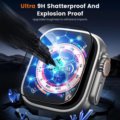 WSKEN Schutzfolie Apple Watch Ultra 2/Ultra 49mm Displayschutz HD